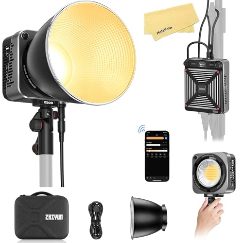 極美品 ZHIYUN G200 200W LEDライト 付属品完備 41Qxsp4Xh+L.jpg